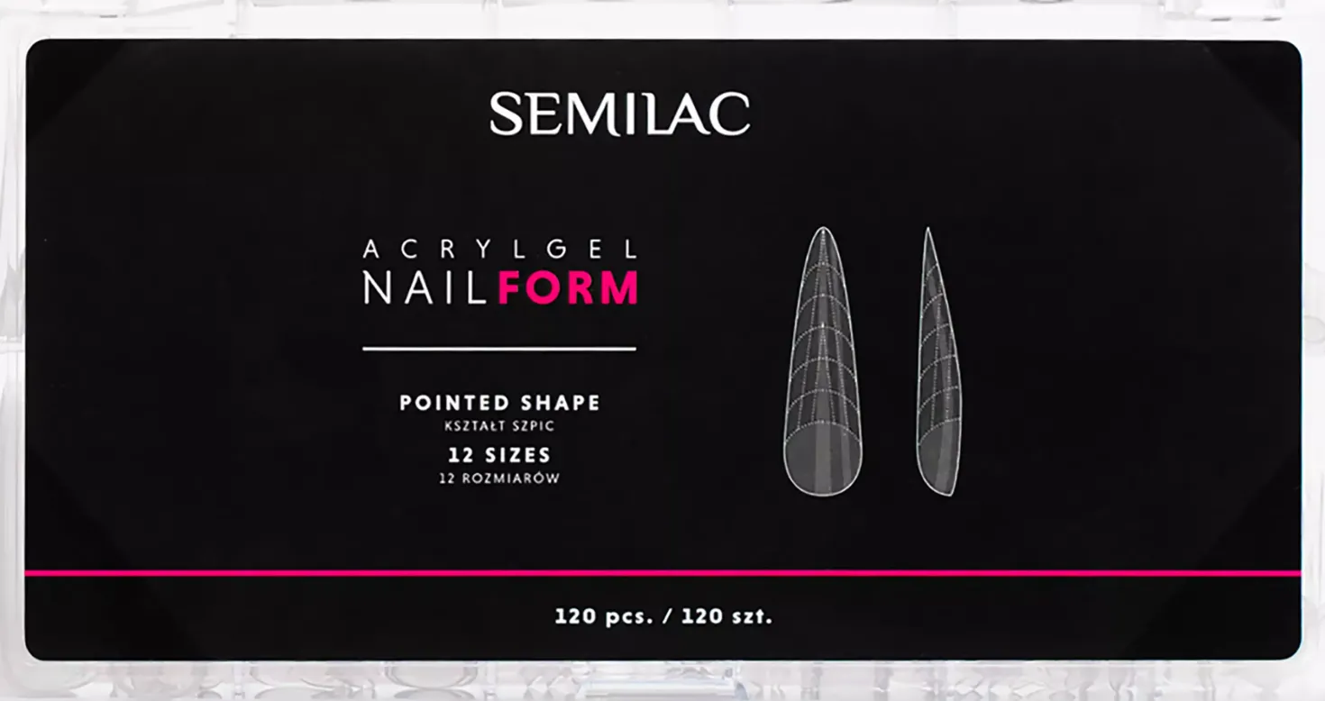 SEMILAC Acrylgel Nail Form Pointed