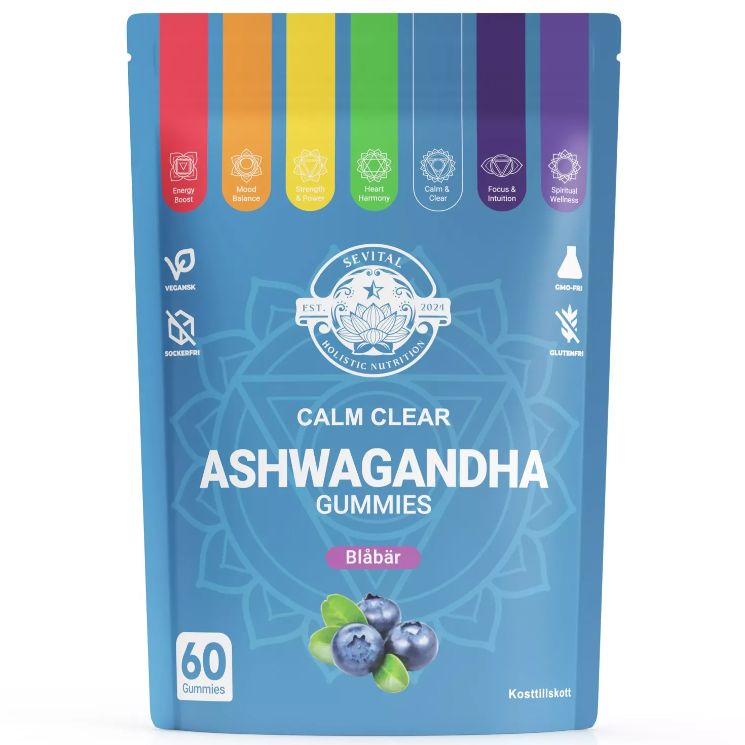 Sevital Ashwagandha Gummies 60 stk
