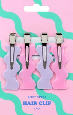 Soft Spell Makeup Hair Clips – 4 Pack