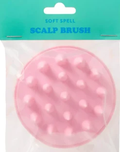 Soft Spell Scalp Brush – Silicone Shower Brush Pink
