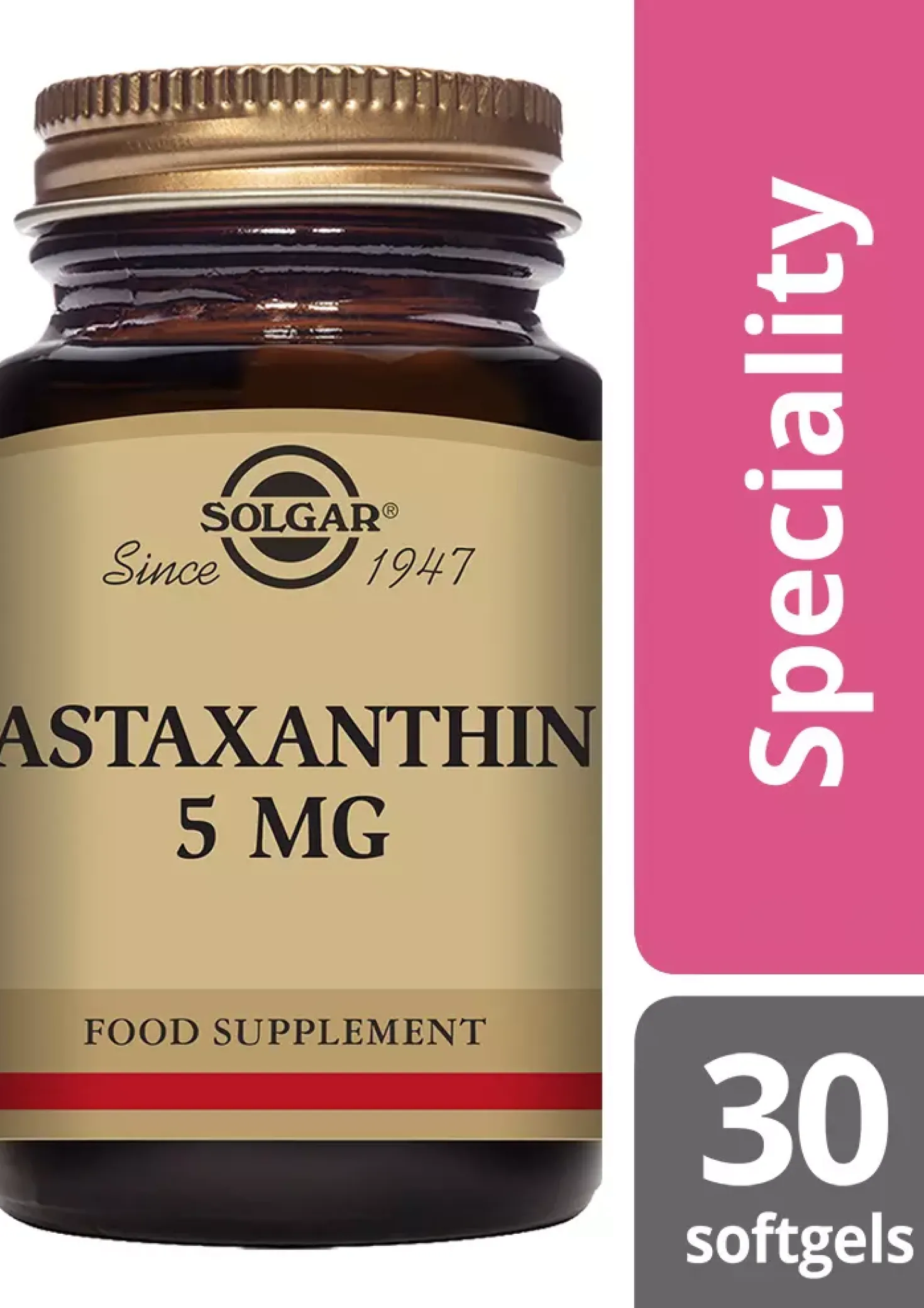 Solgar Astaxanthin Complex Softgels 5 mg 30 stk