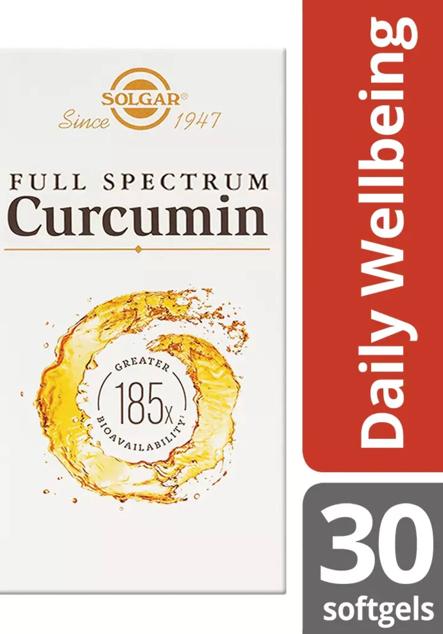 Solgar Full Spectrum Curcumin 185x Softgels 30 stk