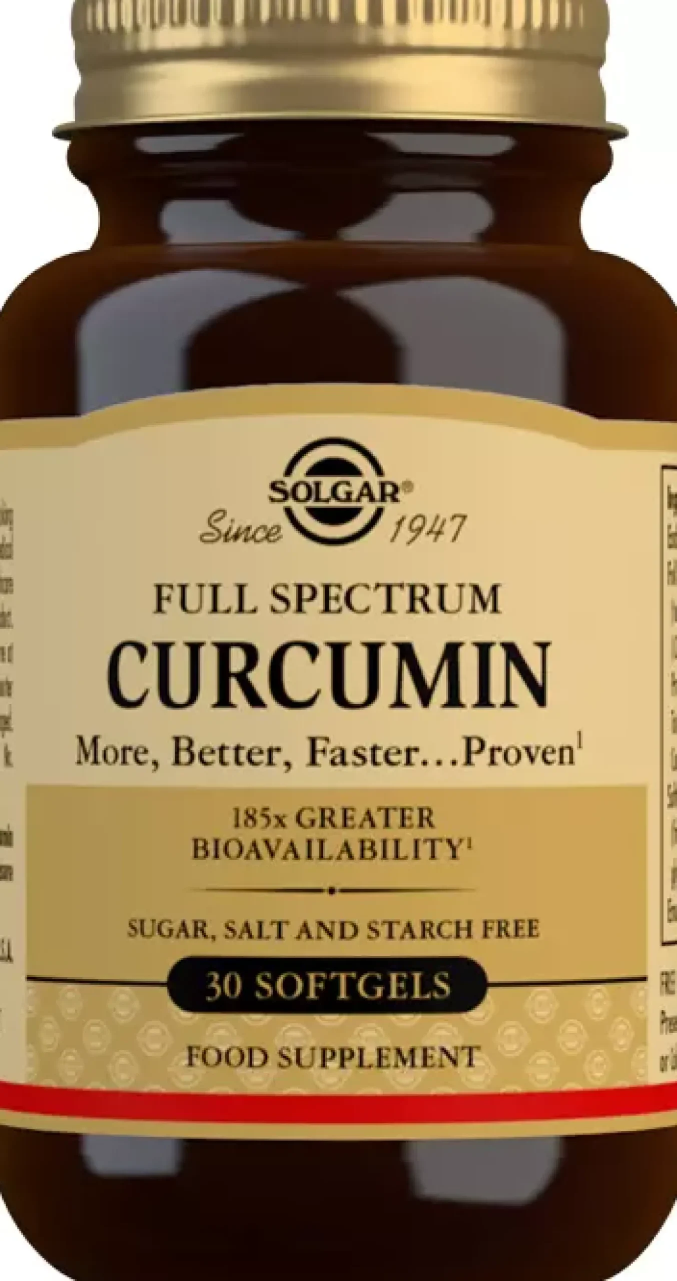 Solgar Full Spectrum Curcumin 185x Softgels 30 stk