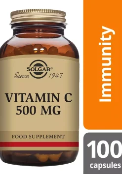 Solgar Vitamin C 500 mg Vegetable Capsules 100 stk