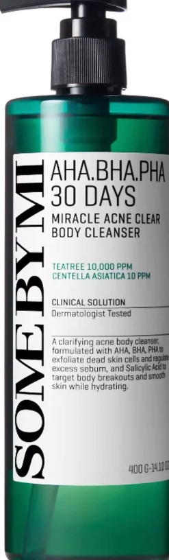SOME BY MI AHA BHA PHA 30 Days Miracle Acne Clear Body Cleanser 400 g
