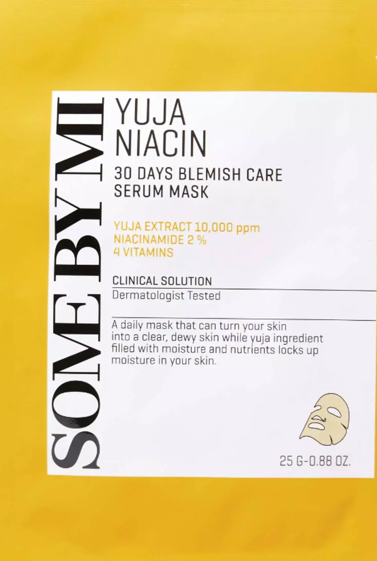 SOME BY MI Yuja Niacin 30 Days Blemish Care Serum Mask 26 g