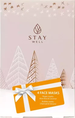 Stay Well Vegan+Bubble Masks 4pcs