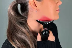 STYLPRO Fabulous Firmer LED Light Therapy Neck & Face Smoother Black