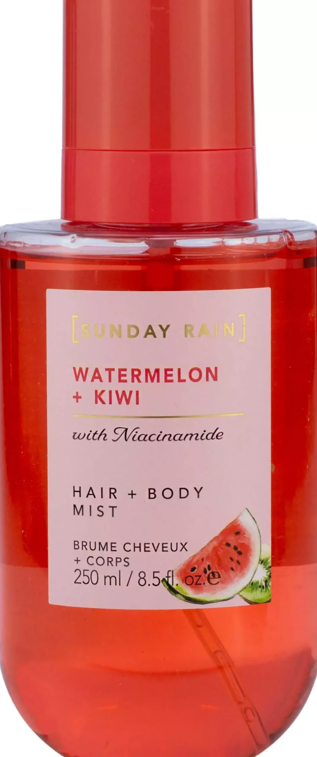 Sunday Rain Hair + Body Mist Watermelon & Kiwi 250 ml
