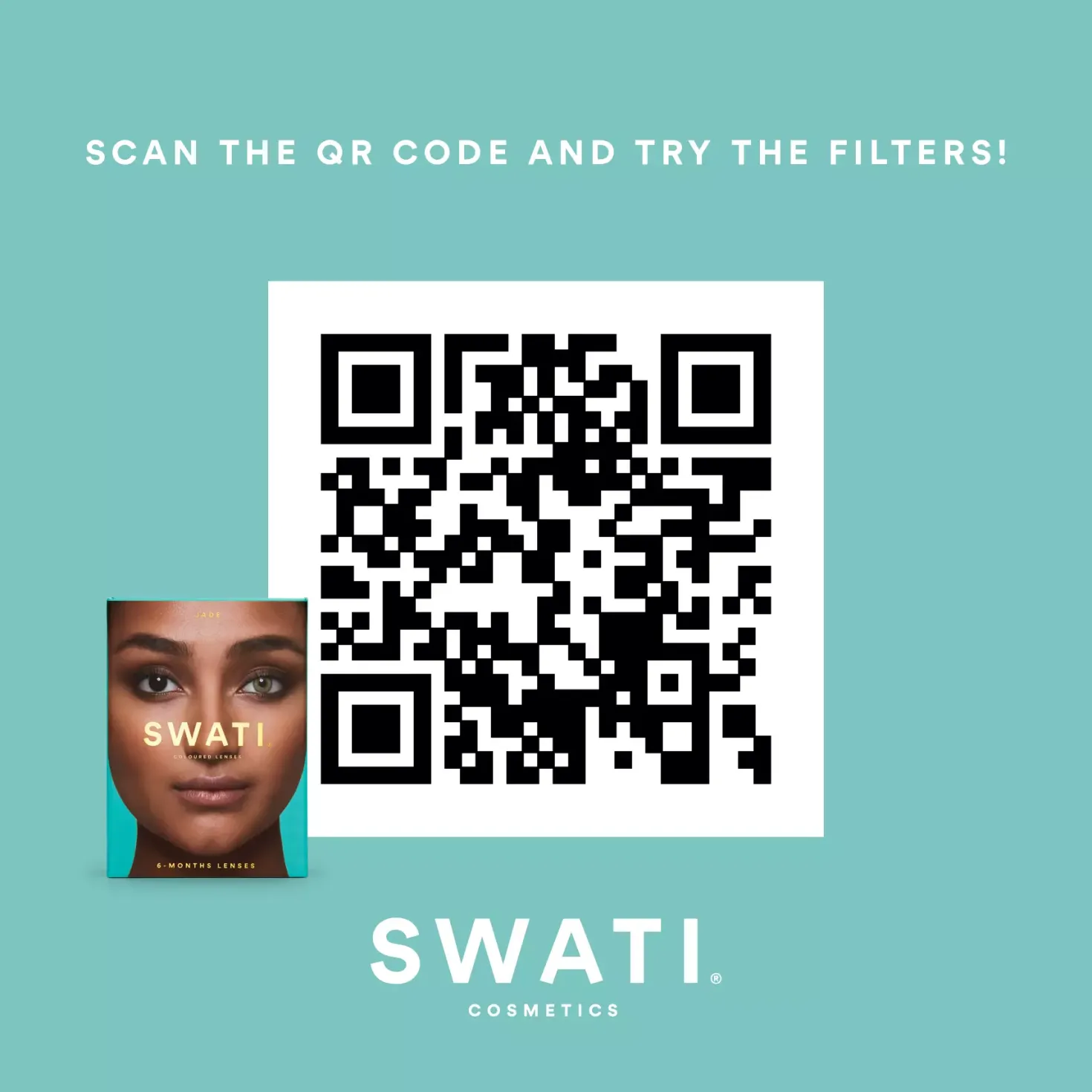 SWATI Cosmetics 1 Month Lenses Sapphire
