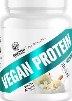 Swedish Supplements Vegan Protein Deluxe Vanilla Almond 750 g