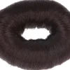 Synthetic Hair Bun Small Blond 73mm