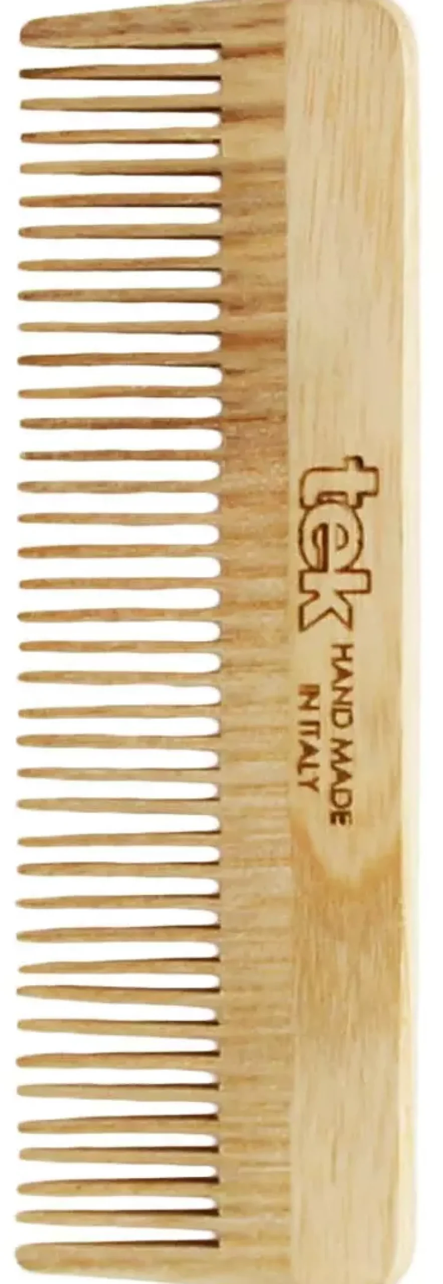 Tek Small Wooden Beard Comb With Fine Teeth