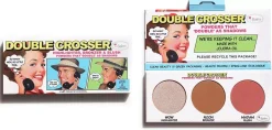 the Balm Double Crosser Highlighter, Bronzer & Blush Palette