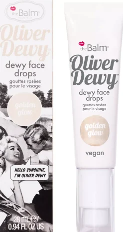 the Balm Oliver Dewy Face Drops Peachy Keen