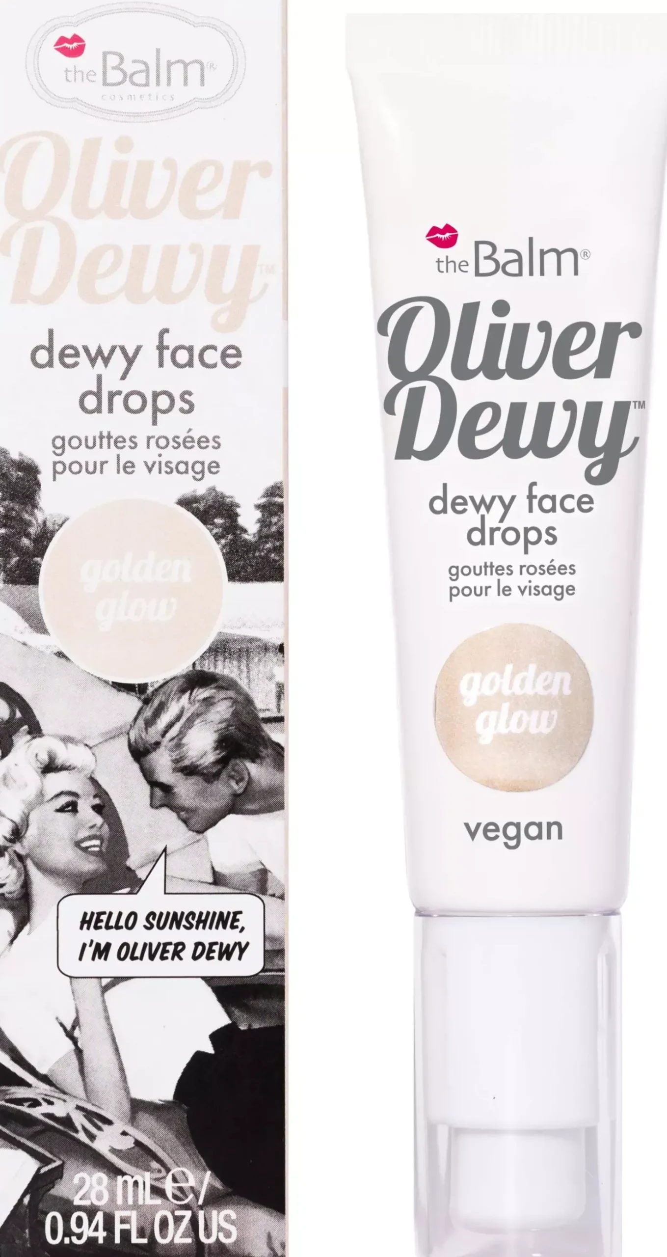 the Balm Oliver Dewy Face Drops Peachy Keen