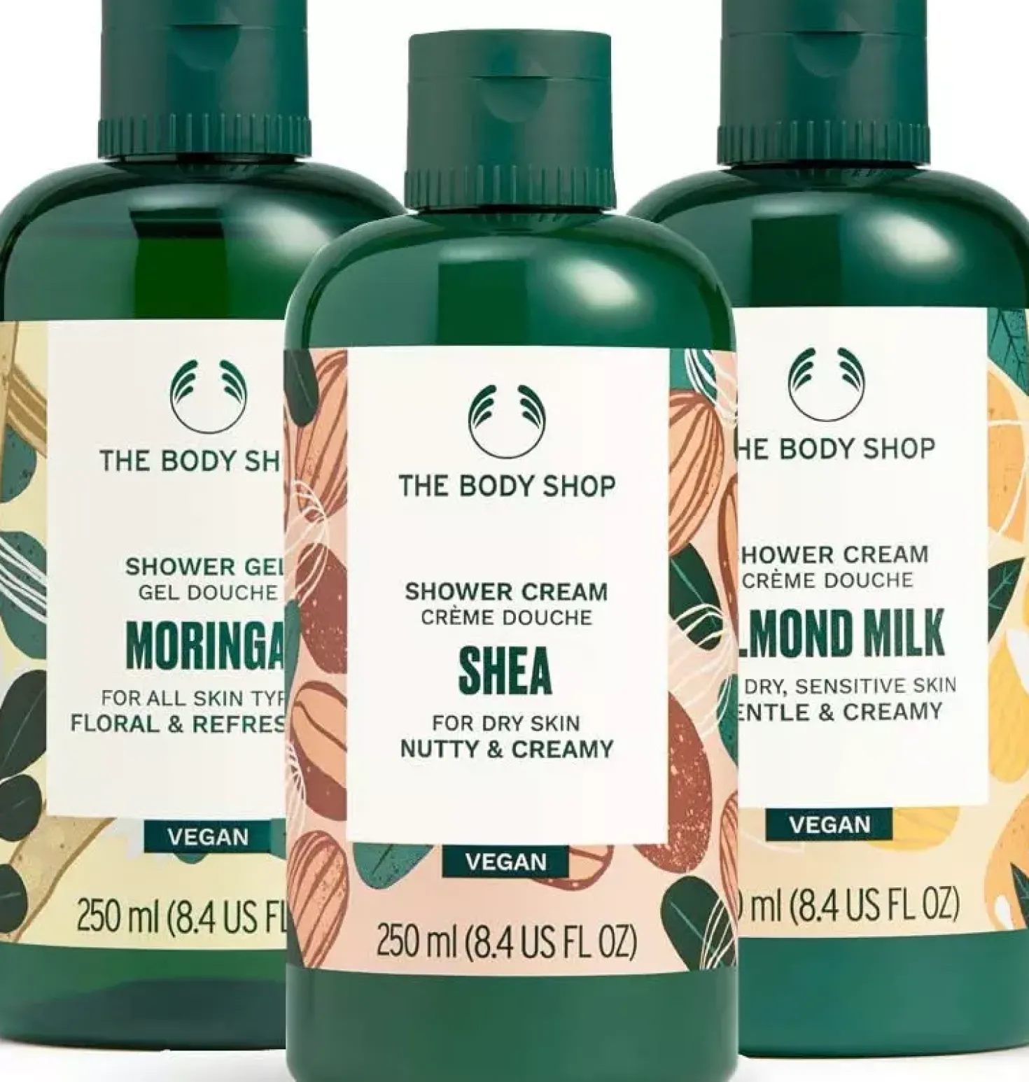 The Body Shop Nutty & Floral Shower Bundle