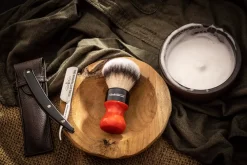 The Goodfellas' Smile Synthetic Shaving Brush Red Evil 26 cm