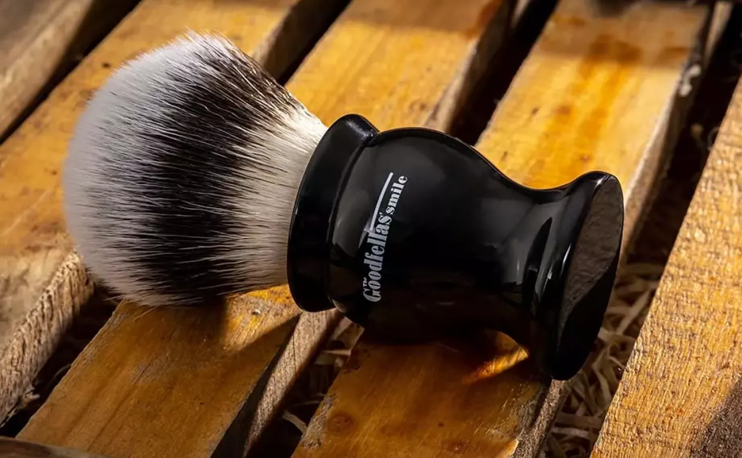 The Goodfellas' Smile Synthetic Shaving Brush The Jar 24 mm