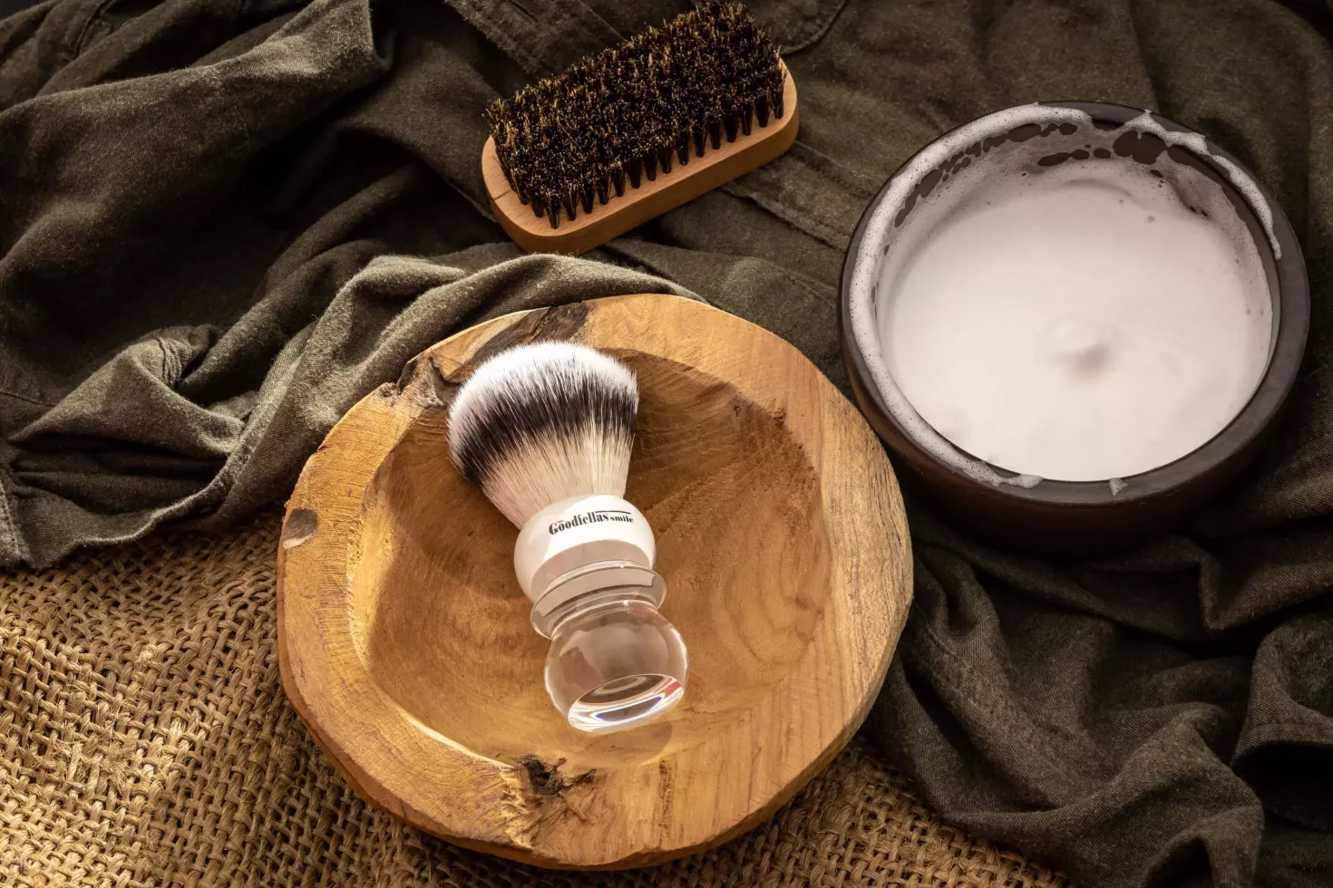 The Goodfellas' Smile Synthetic Shaving Brush Bad Boy 24 mm