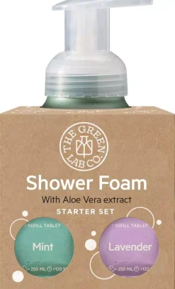The Green Lab Co. Starter Set Shower Foam Mint & Lavendel 2x125ml