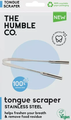 The Humble Co. TONGUE SCRAPER 100% STAINLESS STEEL