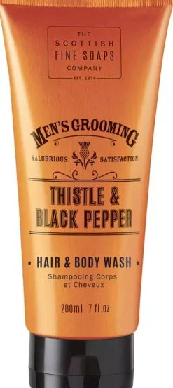 The Scottish Fine SoapsThistle & Black Pepper Hair & Body Wash 200 ml