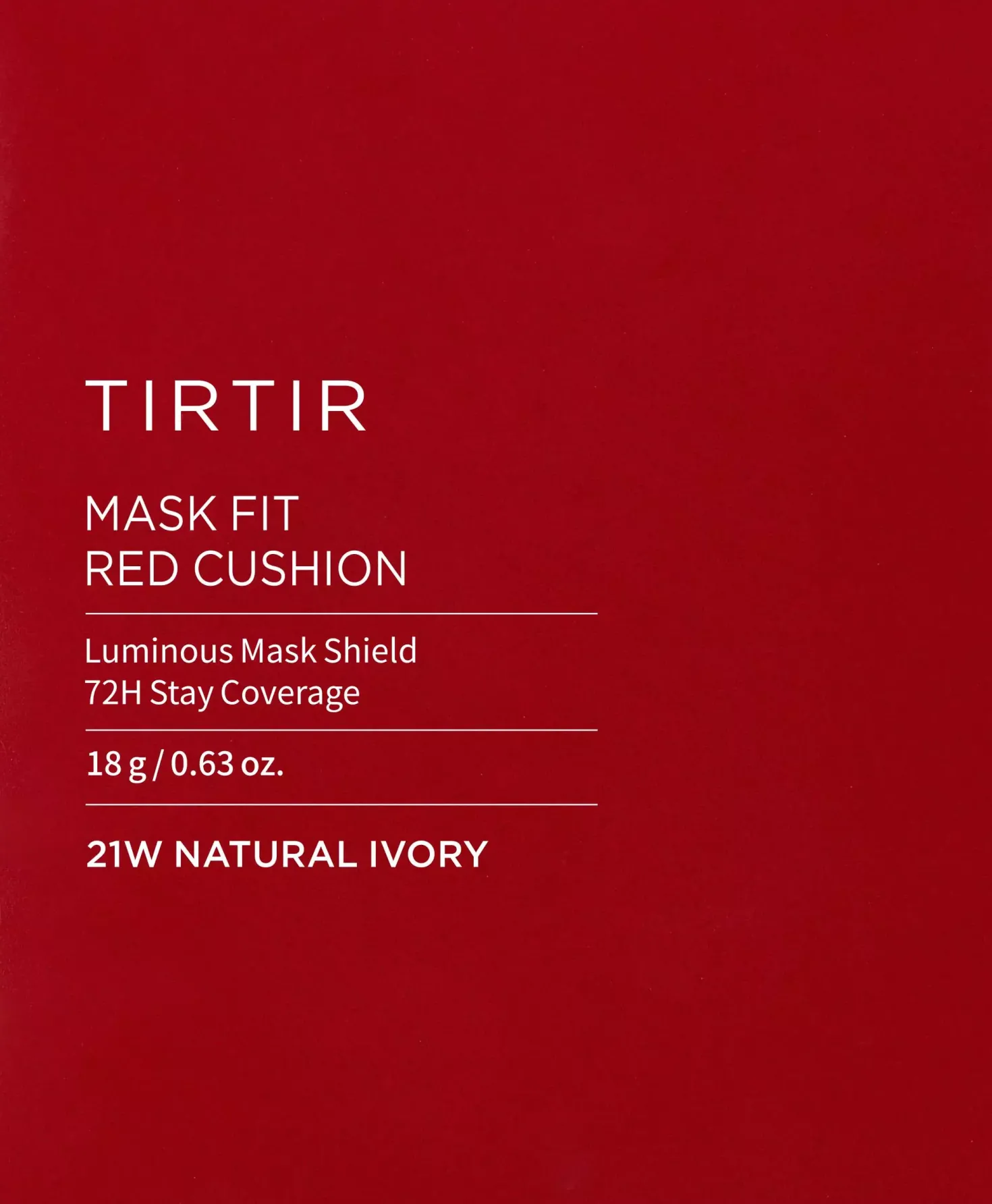 TIRTIR Mask Fit Red Cushion 21N Ivory