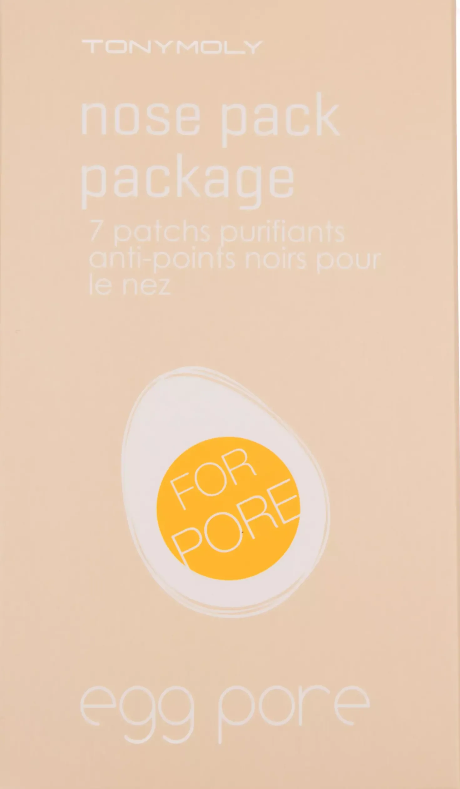 TonymolyEgg Pore Nose Pack Package (7pcs)