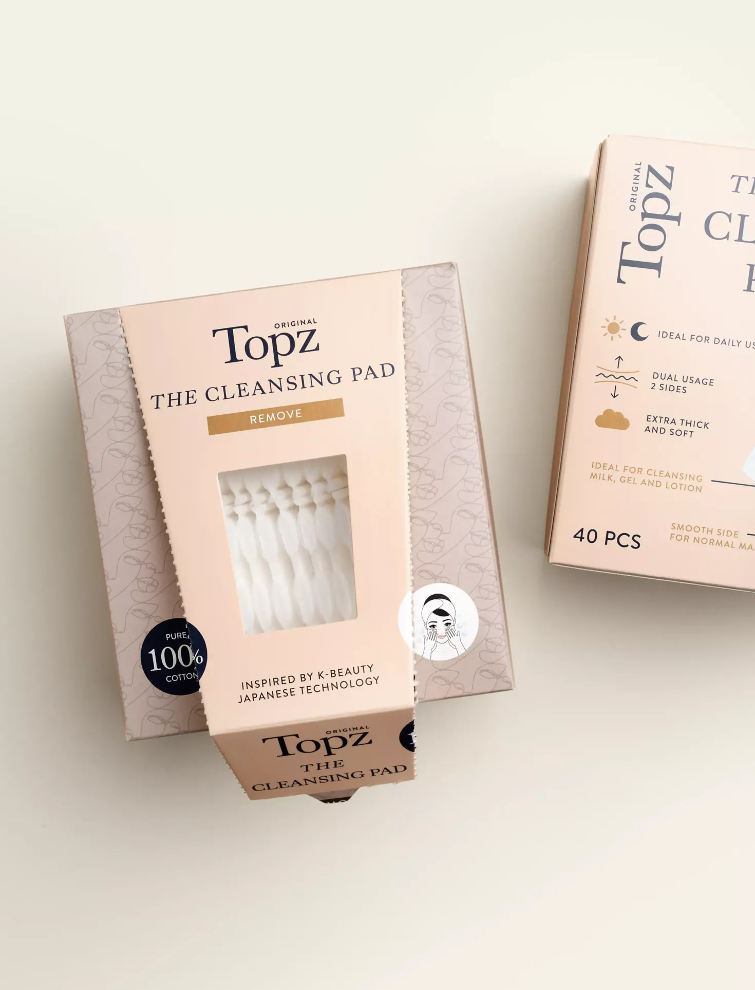 Topz Premium The Cleansing Pad 40 stk