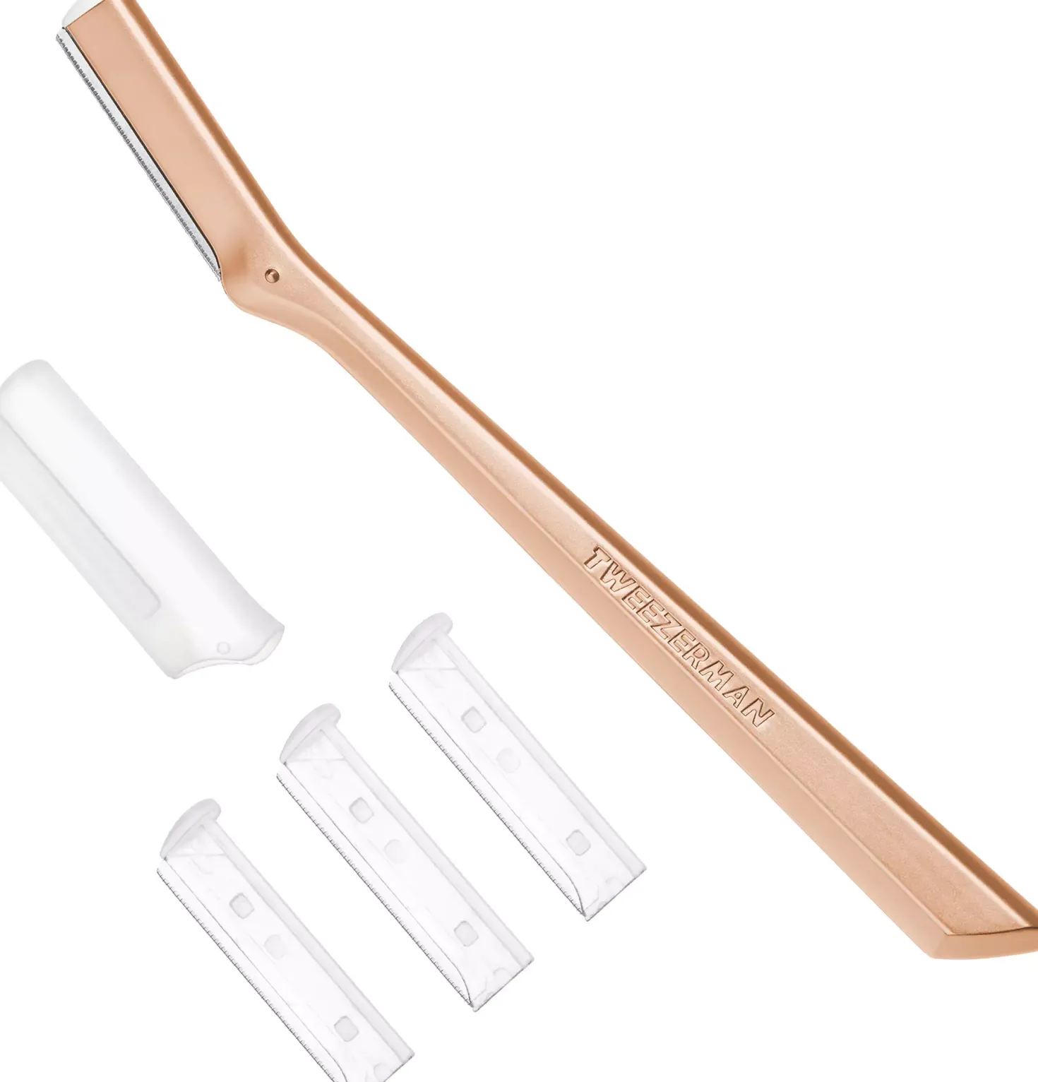 Tweezerman Facial Razor Rose gold
