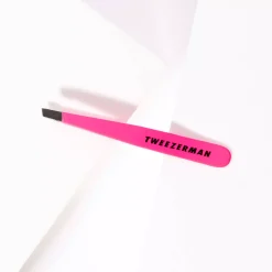 Tweezerman Mini Slant Tweezer Neon Pink