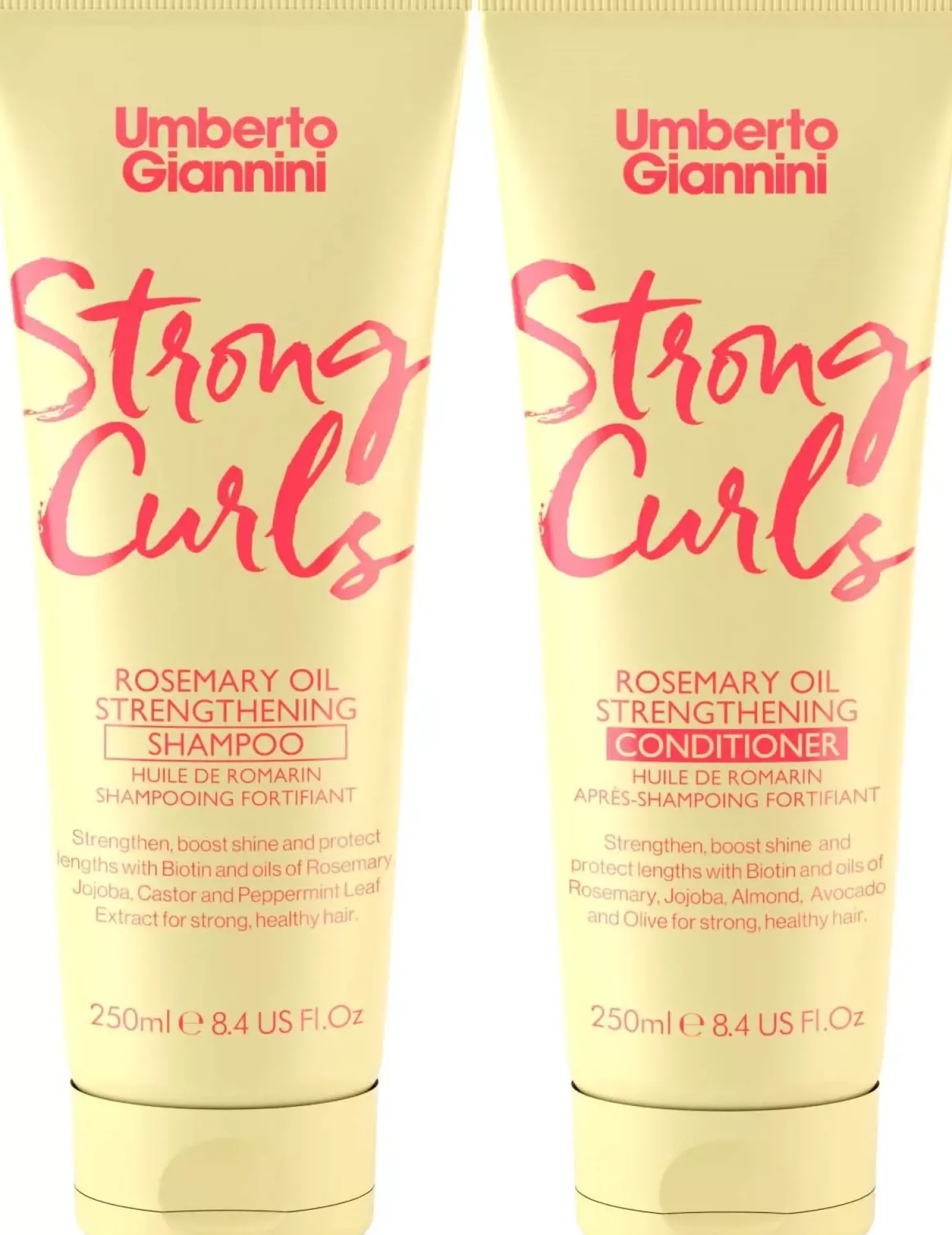 Umberto Giannini Strong Curls Bundle Shampoo 250 ml & Conditioner 250 ml