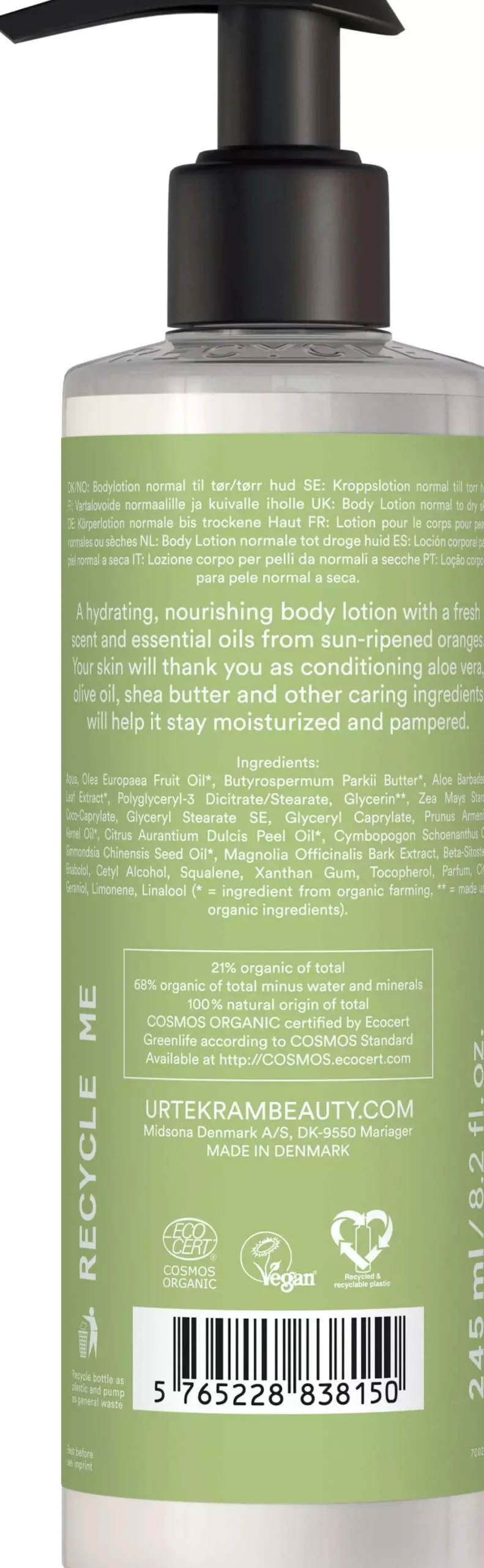 UrtekramAloe Vera Revitalizing Body Lotion 245 ml