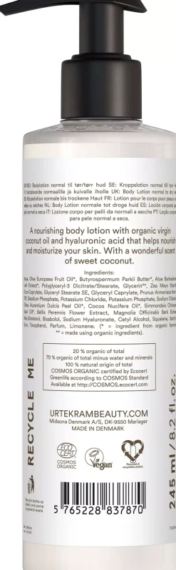 UrtekramCoconut Nourishing Body Lotion 245 ml