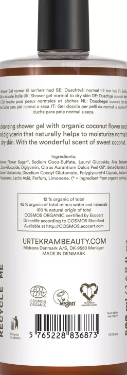UrtekramCoconut Showergel 500 ml