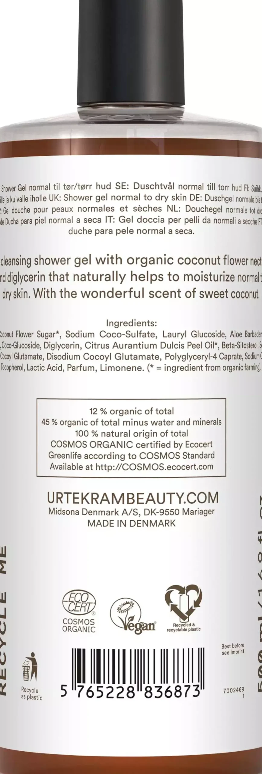 UrtekramCoconut Showergel 500 ml