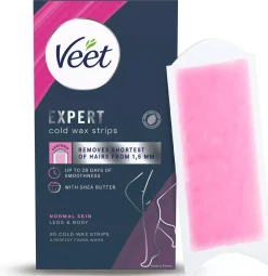 VeetExpert Cold Wax Strips Normal 20 stk
