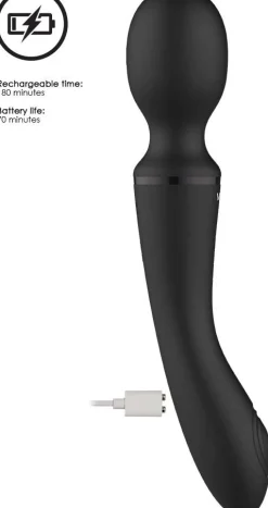 VIVEVIVE Enora Wand & Vibrator Black