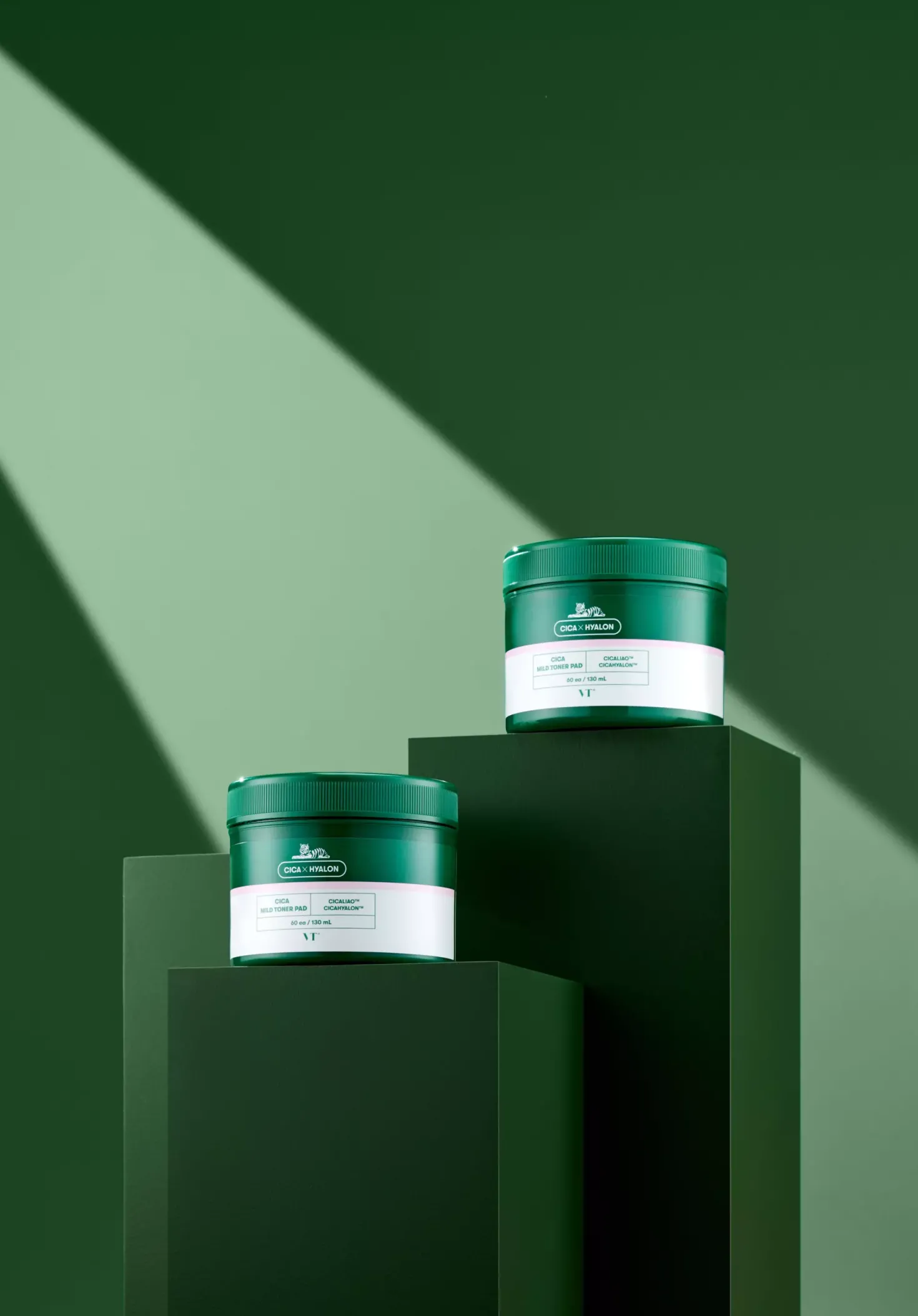 VT Cosmetics Cica Mild Toner Pad 60 pcs/130 ml
