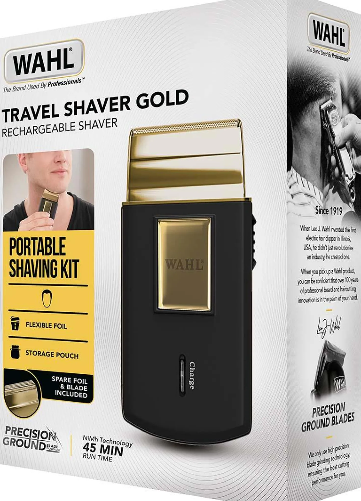 Wahl Travel Shaver Gold