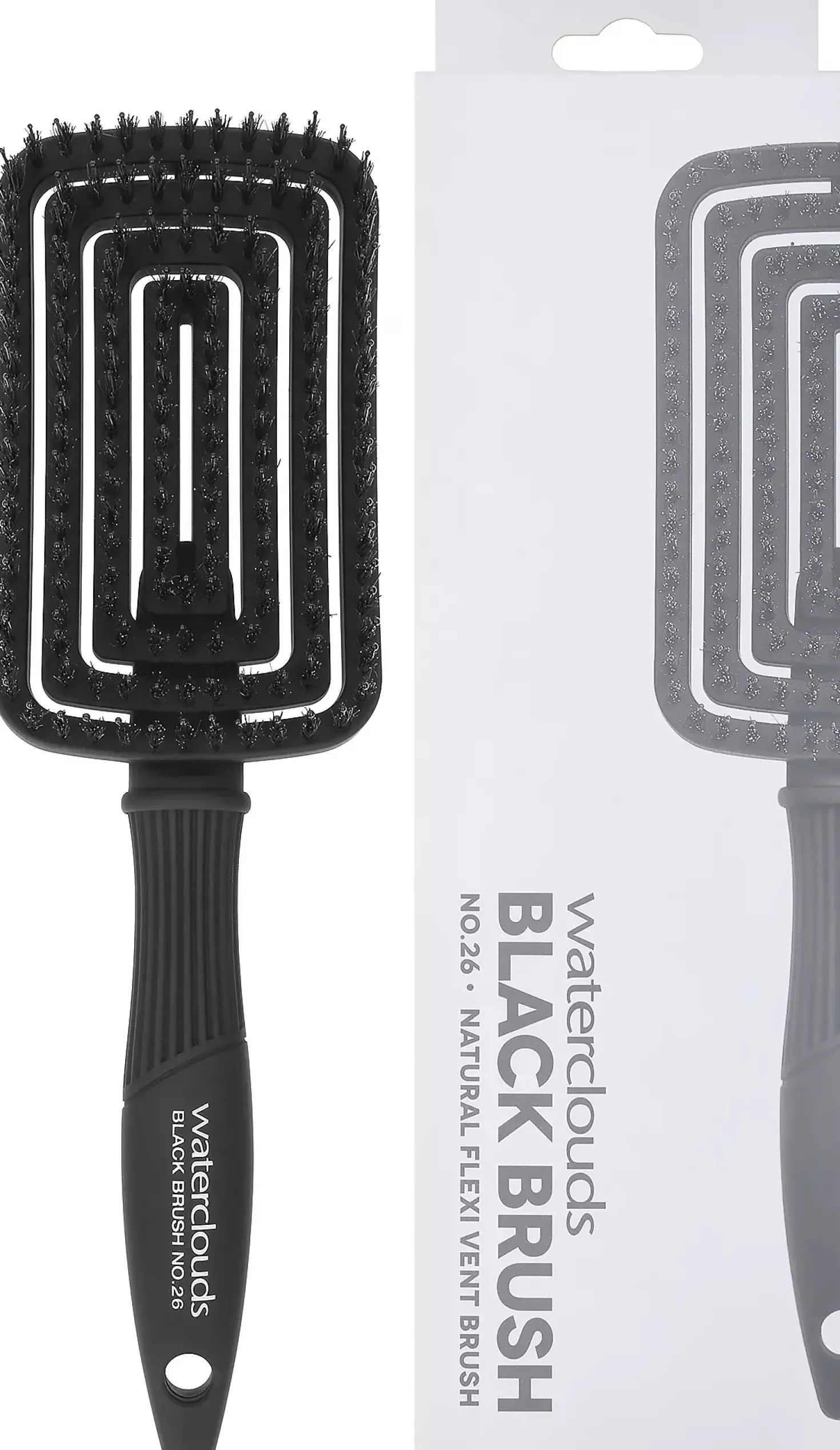 WatercloudsBlack Brush No.26 Natural Flex vent Large M