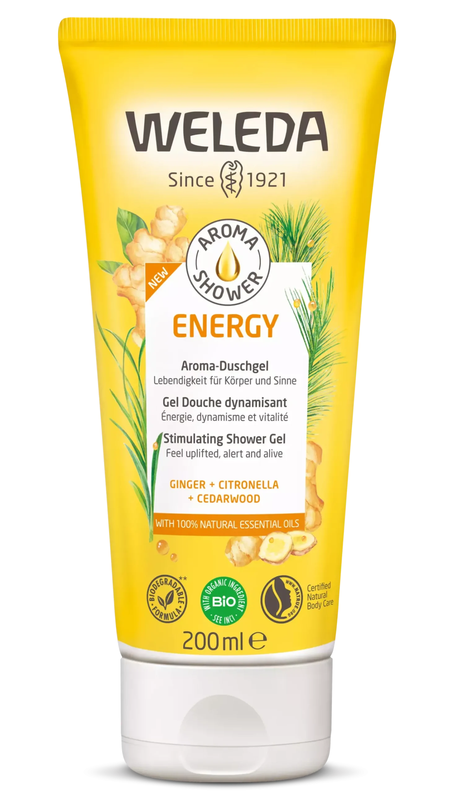 Weleda Energy Shower Gel Ginger 200 ml