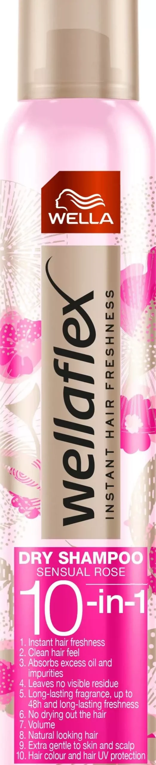 Wella Styling Wellaflex Dry Shampoo Sensual Rose 180 ml