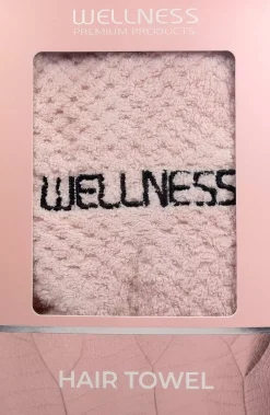Wellness Premium Products Hair Towel Pink