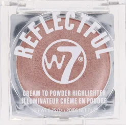 W7 Reflectful Cream to Powder Highlighter Golden Kiss