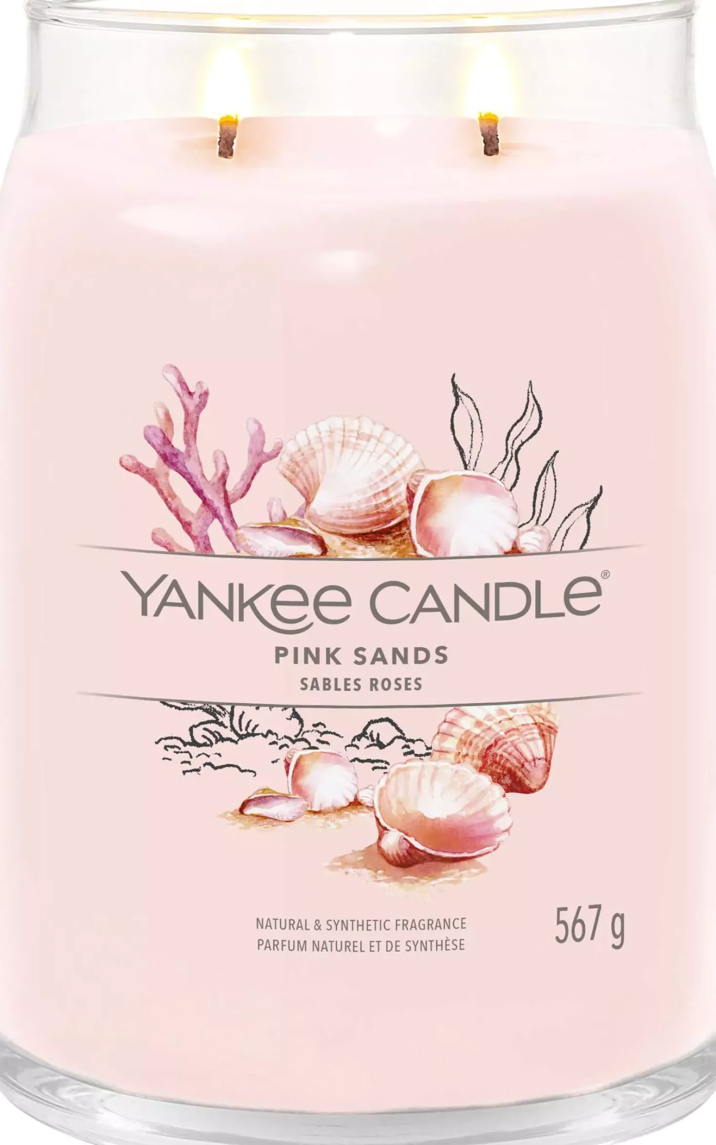 Yankee CandlePink Sands Signature Jar Medium
