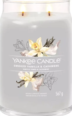 Yankee CandleSmoked Vanilla & Cashmere Signature Jar Medium
