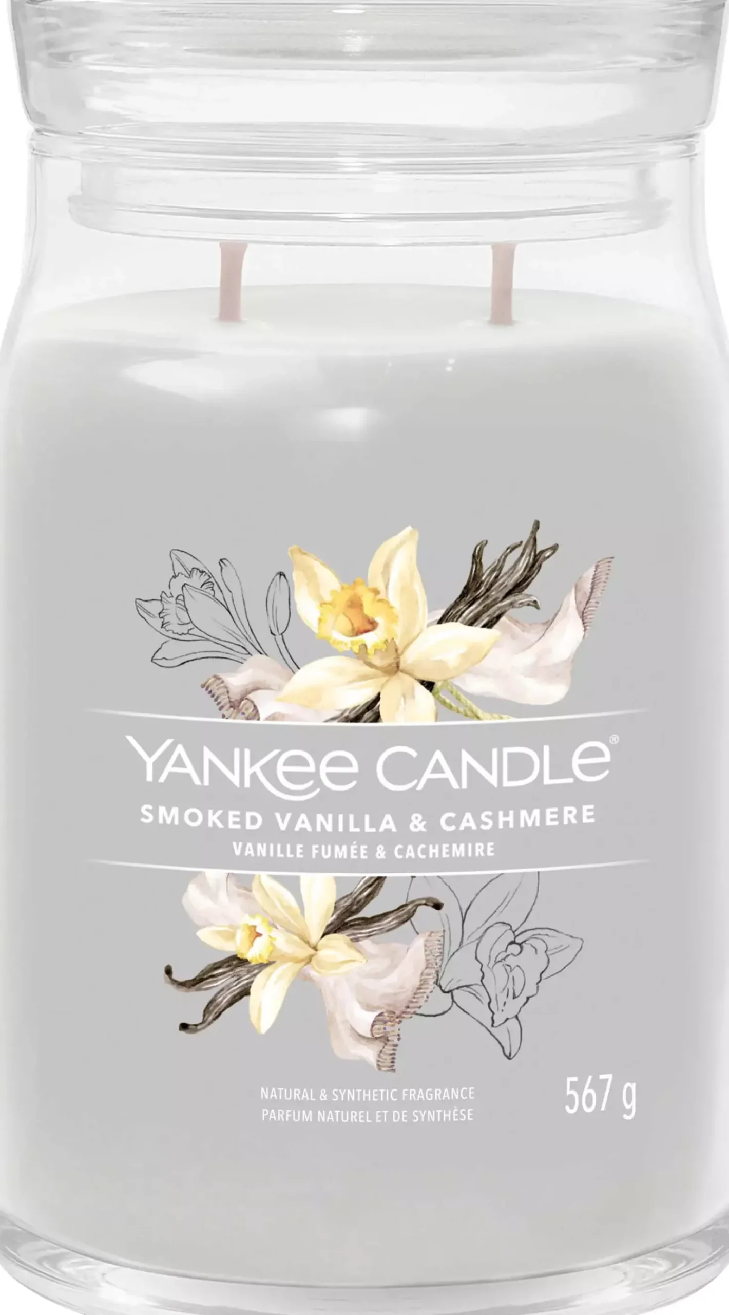 Yankee CandleSmoked Vanilla & Cashmere Signature Jar Medium